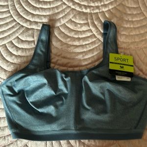 NWT Wacoal Women's Sport Underwire Blue Bra for High Impact 34G